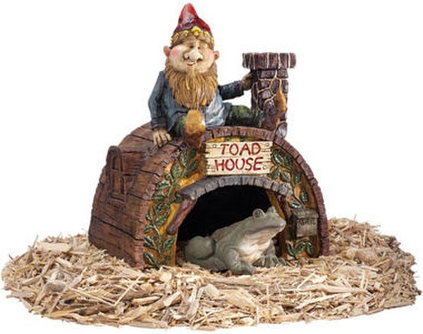Garden Toad House Statue Gnome